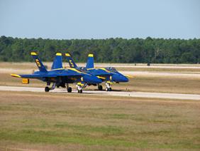 Blue Angels training at NAS Pensacola I