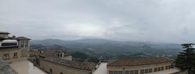 A view from foggy San Marino