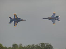 Blue Angels practice at NAS Pensacola