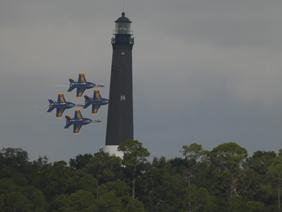 Blue Angels practice at NAS Pensacola
