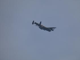 Avro Lancaster over Niagara Falls